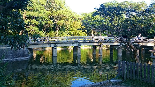 厳島神社の九条池